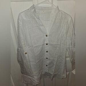 Unbranded Mens XL Classic White Casual Button-Down Shirt. New Unworn